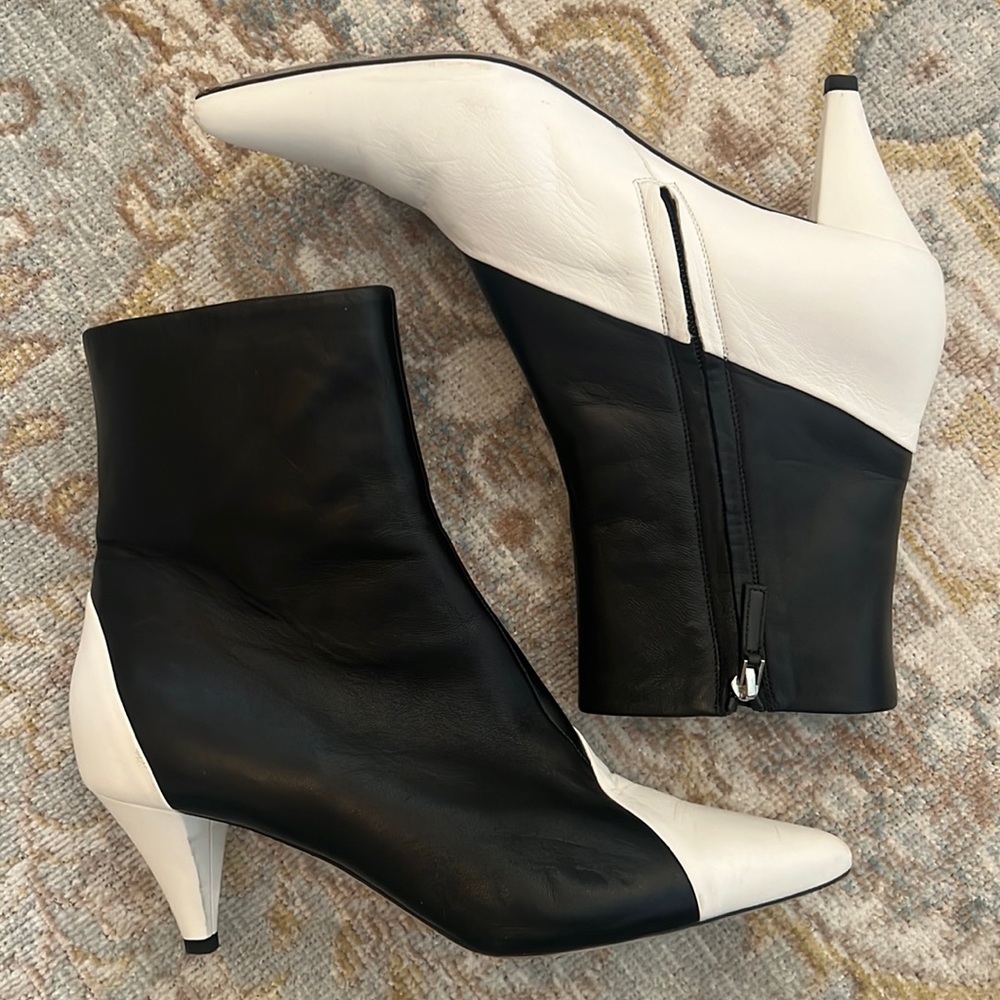 GIVENCHY BLACK & WHITE BOOTIES